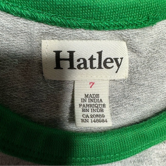 Hatley T-Shirt Take A Hike Grey & Green Size 7 - Picture 6 of 16